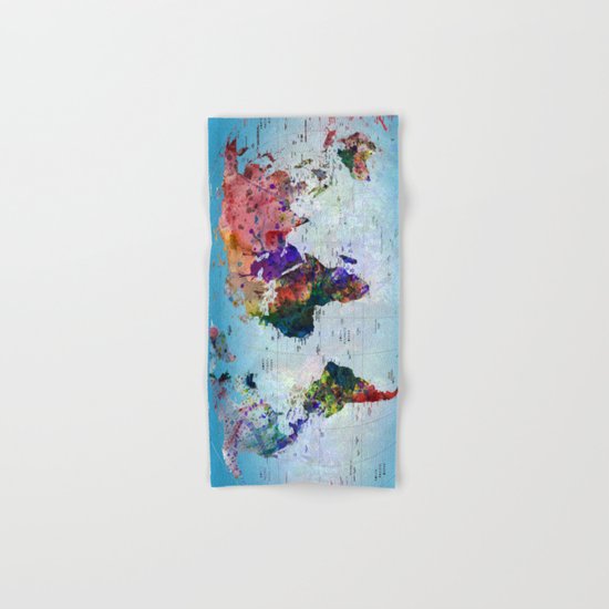 map Hand & Bath Towel