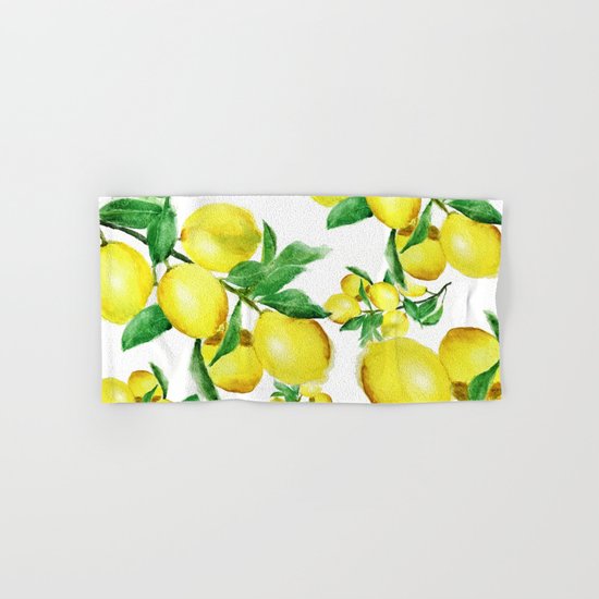 lemon Hand & Bath Towel