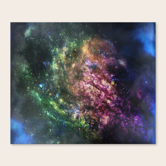 Rainbow Nebula Canvas Print
