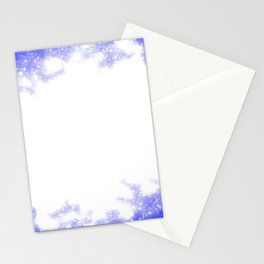 Blue and Stars Stationery Card