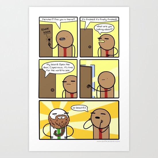Antics #361 - the god follicle Art Print