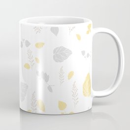 Gold and Silver Boquete Coffee Mug | Floralpattern, Graphicdesign, Hometextile, Patterndesign, Silverpattern, Goldpattern 