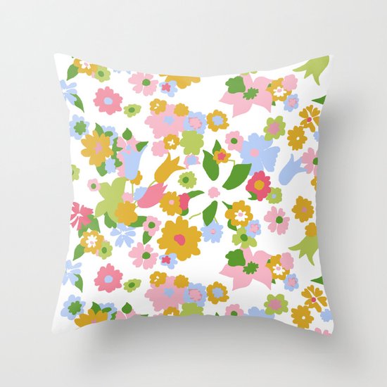 vintage 8 Throw Pillow