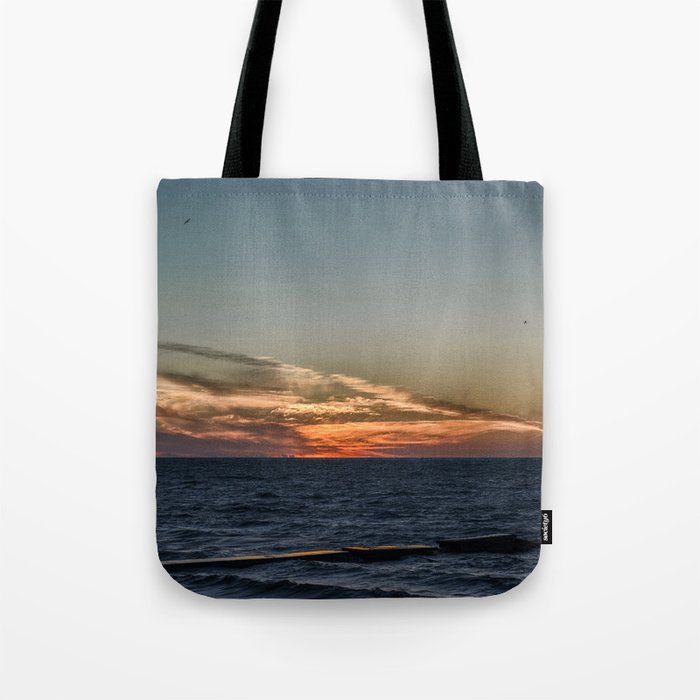 Summer sunset on lake Ontario Tote Bag