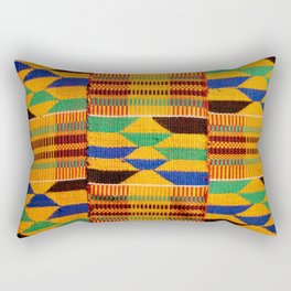 Genuine Ghanaian Kente Rectangular Pillow