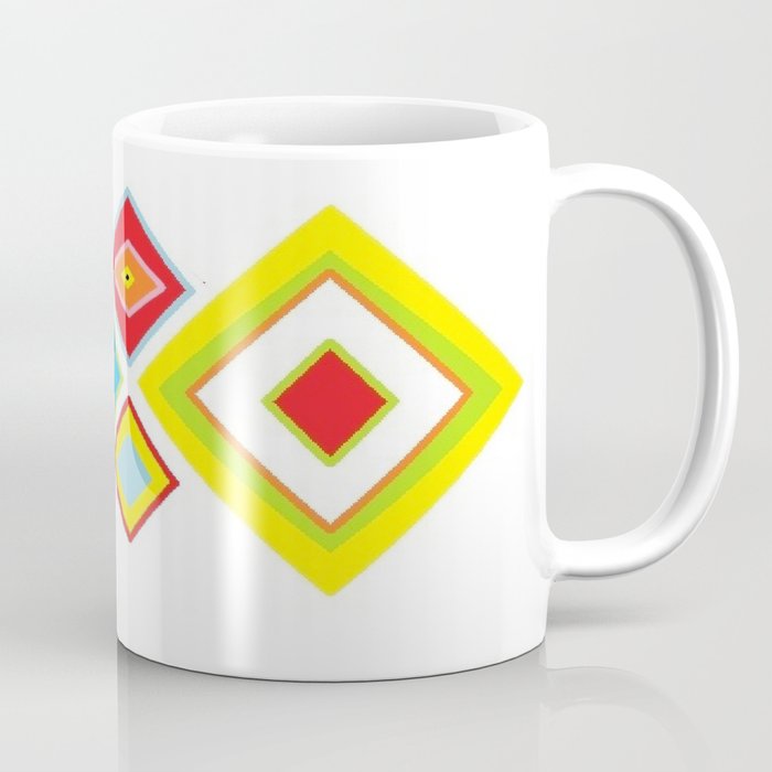Geometric Rainbow Coffee Mug