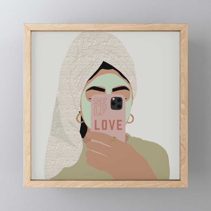Self Love Framed Mini Art Print