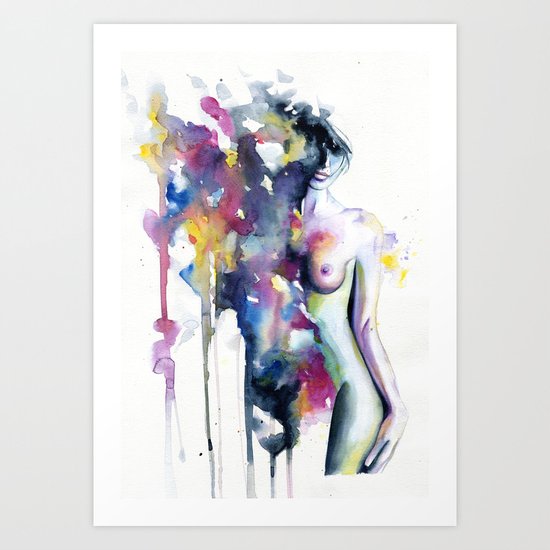 Half of me Art Print