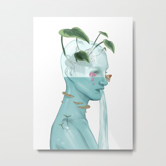 Simple Thoughts Metal Print