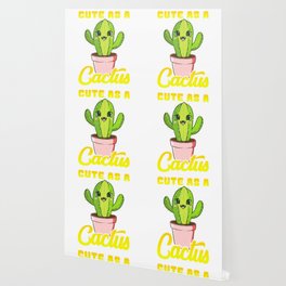 Cute Cactus Wallpaper For Any Decor Style Society6