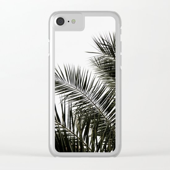 Palm Leaves 3 Clear iPhone Case