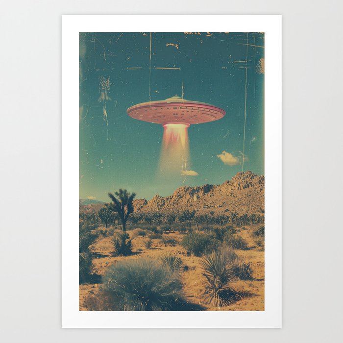Joshua Tree UFO 324 Art Print