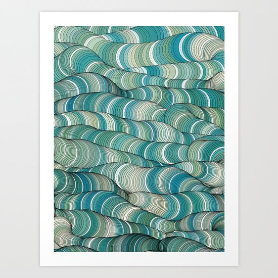 Wave Maker Art Print