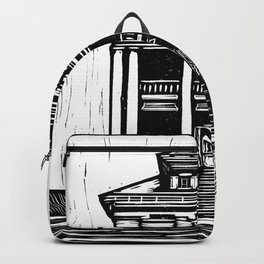 Sapphorica Creations- Linocut Westlawn  Backpack