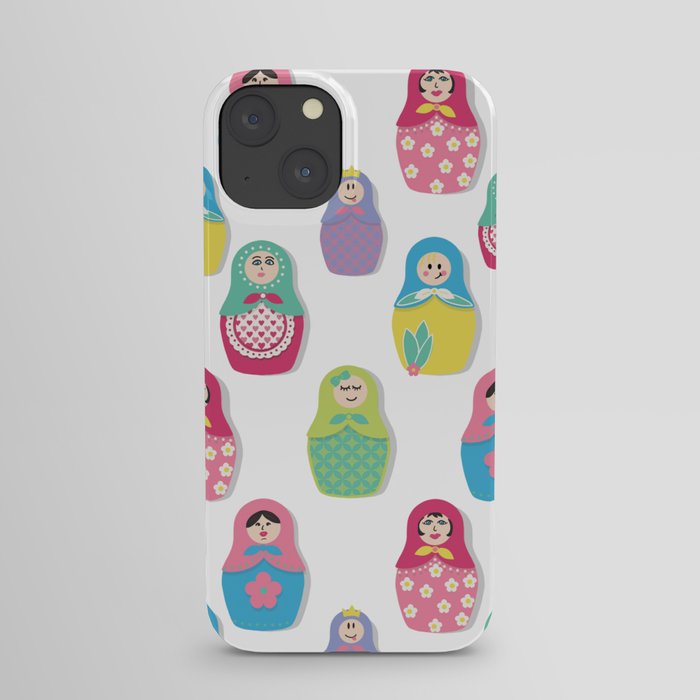 Russian Dolls Pattern iPhone Case