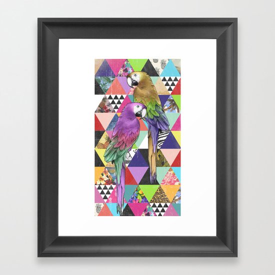 A bit of tropical geometry Framed Art Print