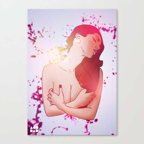 Crimson Beauty Canvas Print