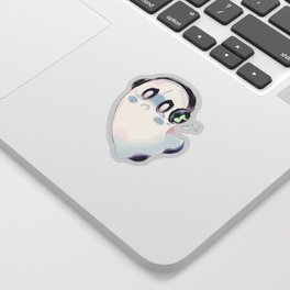 Napstablook Sticker Sticker | Sticker, Ghost, Cute, Graphicdesign, Kawaii, Videogames, Photoshop, Undertale, Digital, Chibi 