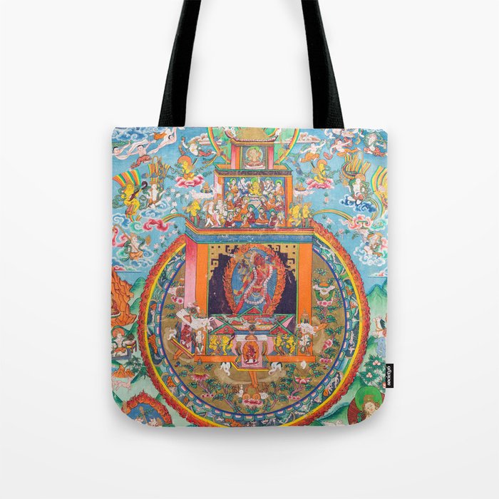 Buddhist Mandala Thangka Vajrayogini Tote Bag
