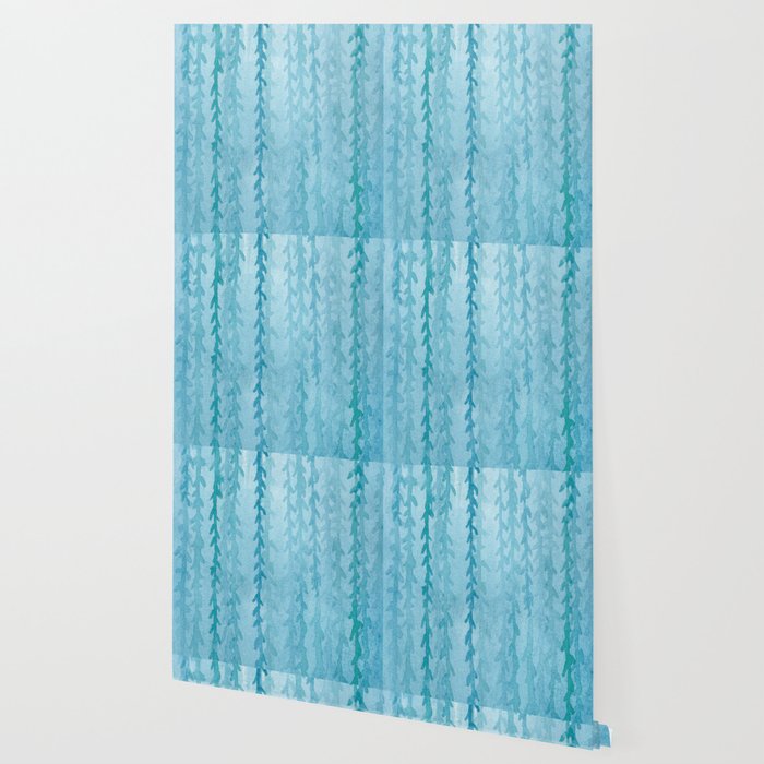 Blue Willow Wallpaper by sofshine | Society6