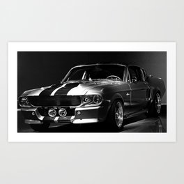 1967 Mustang Shelby GT 500 Art Print
