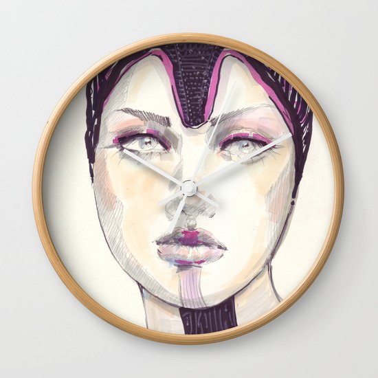Fashion illustration Wall Clock