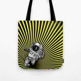 Astronaut in a black hole - Vertigo Tote Bag