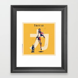 Fuerza Framed Art Print