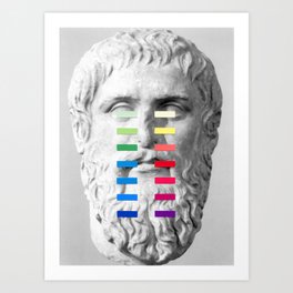 Sculpture With A Spectrum 1 Art Print