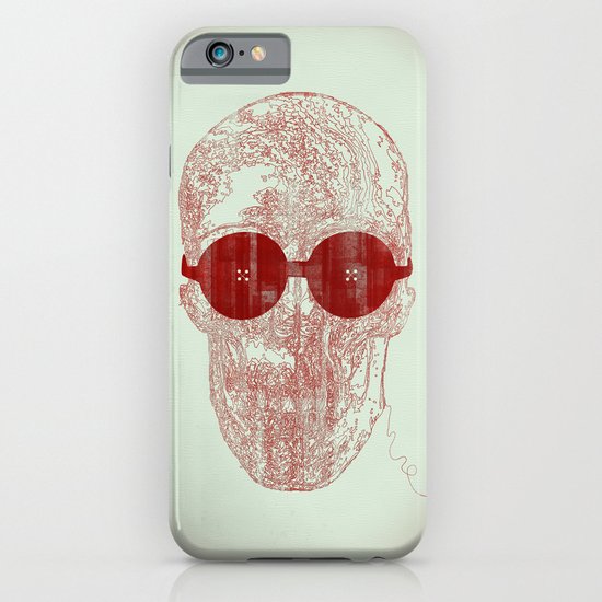 Unravel skull iPhone & iPod Case