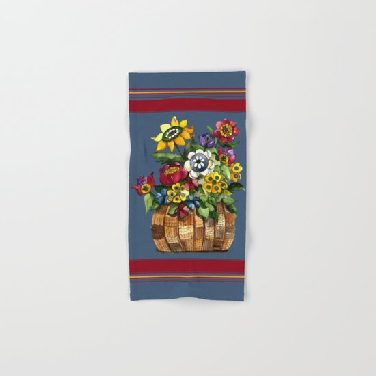 Happy Flowers Hand & Bath Towel