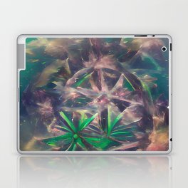 "Space Grass #2" • Unique Trippy Stoner Semi-Abstract Art • Perfect For Stoner/Tripping/Chill Rooms Laptop Skin