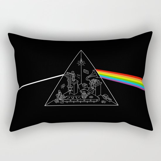 The Dark Side of the Process Rectangular Pillow