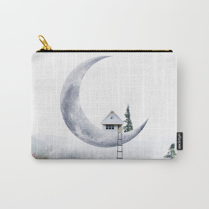 Moon House Tasche | Collage, Digital, Photoshop, Surreal, Surrealismus, Heyluisa, Mond, House, Himmel, Magisch