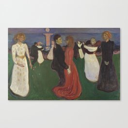 Edvard Munch The Dance of Life (1899–1900)  Canvas Print