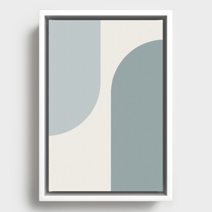 Modern Minimal Arch Abstract XII Framed Canvas