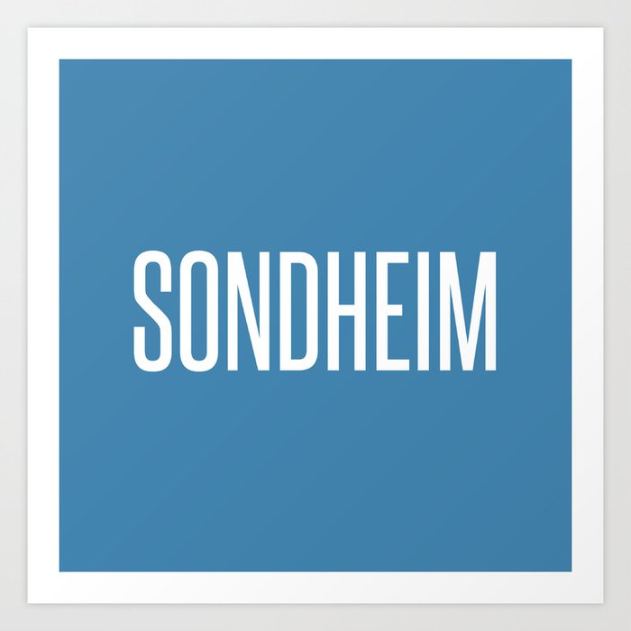 SONDHEIM Art Print