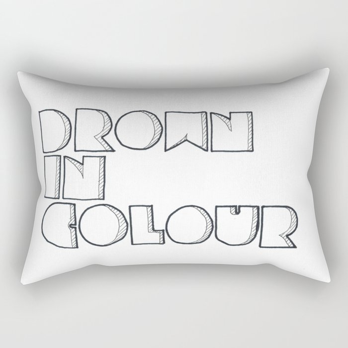 Drown In Colour Rectangular Pillow