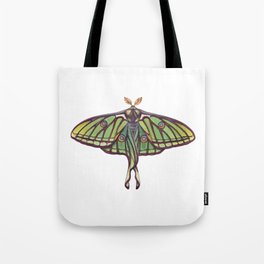 Spanish Moon Moth (Graellsia isabellae) Tote Bag