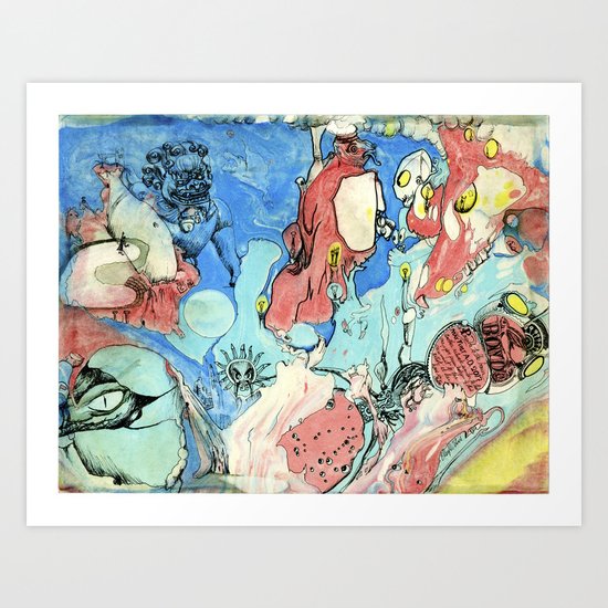 #62 Bond #2, Ultraman Forced to Face the FireMaster Art Print