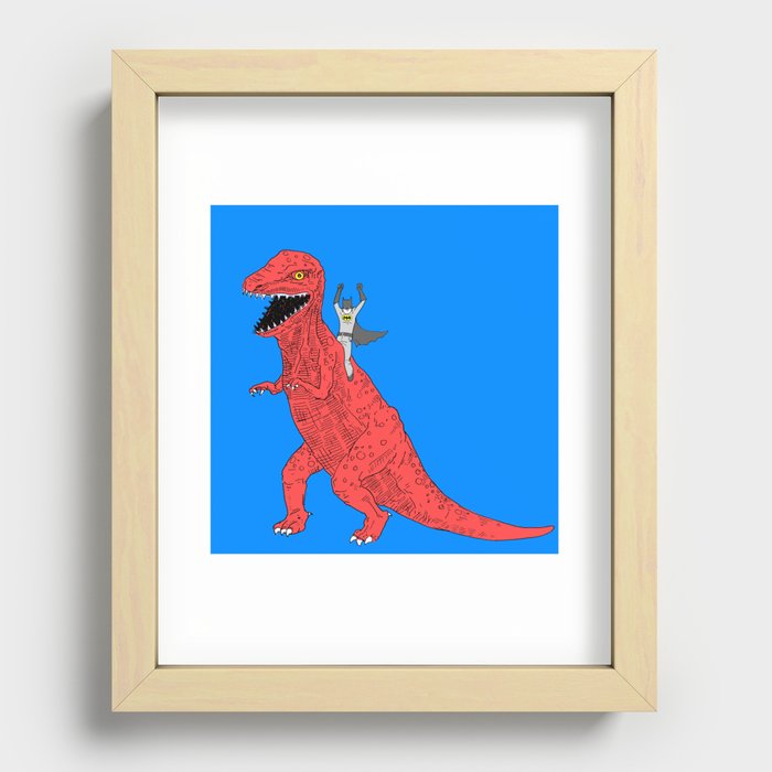 Dinosaur B Forever Recessed Framed Print