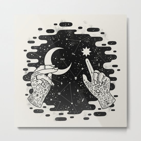 Look to the Skies Metal Print