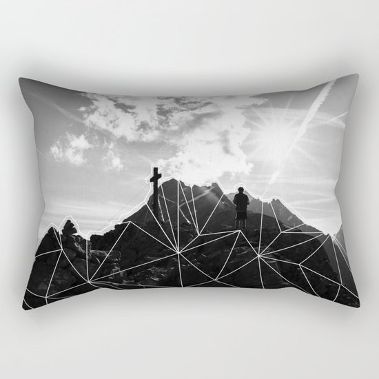 Crystal Mountain II Rectangular Pillow