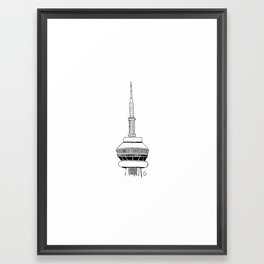 CN tower Framed Art Print