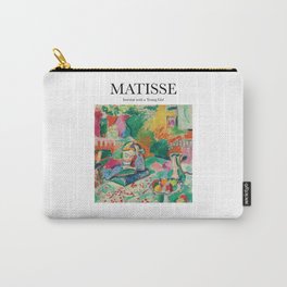 Matisse - Interior with a Young Girl Carry-All Pouch