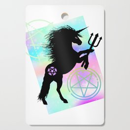 Satanic Unicorn Cutting Board