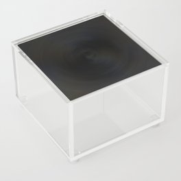 Abstract monochrome whirl Acrylic Box