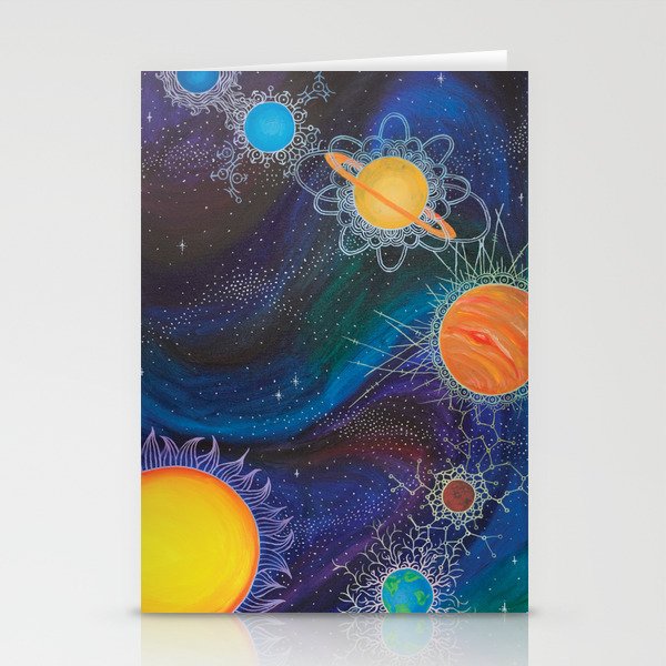 Spacial Relations Stationery Cards
