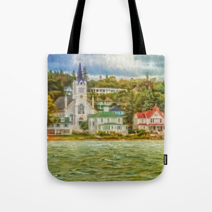 Along the shore Tote Bag