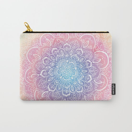 Rainbow Dust Mandala Carry-All Pouch